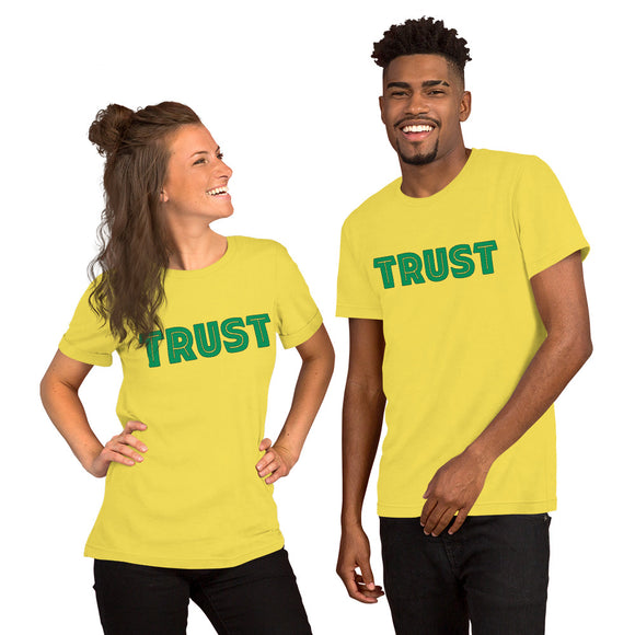 Couple Trust Short Sleeve Shirt, Couple Trusting One Another T-Shirt