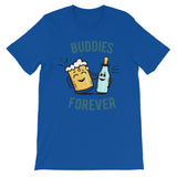 Buddies Forever For Father, Beer Mug & Milk Bottle Matching Tees