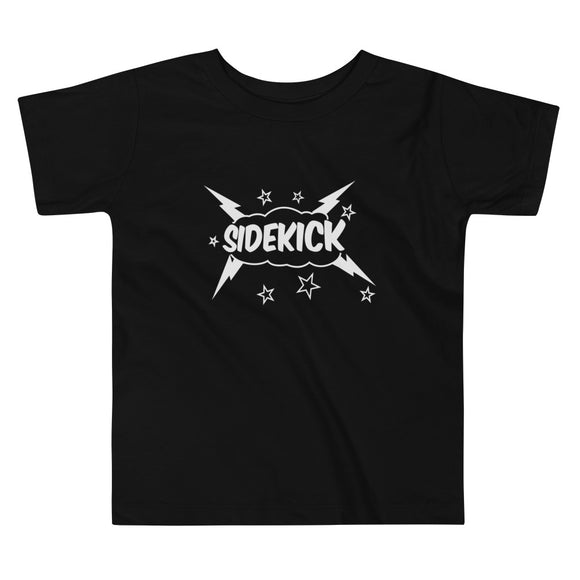 Toddler Black Sidekick Short Sleeve Tee Matching With Parents Tees