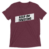 Keep On Trusting Premium Cotton Short sleeve T-shirt For Man