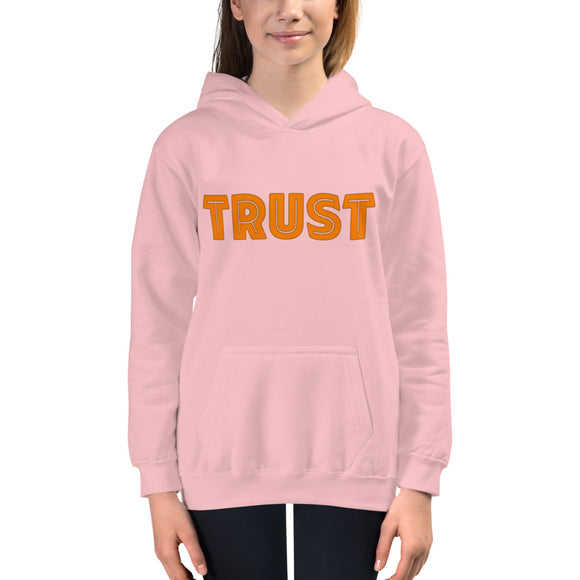 Pink Trust Kids & Youth Hoodie