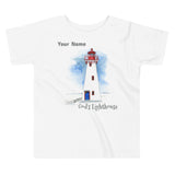 God's Lighthouse Personalized Name Toddler Tees